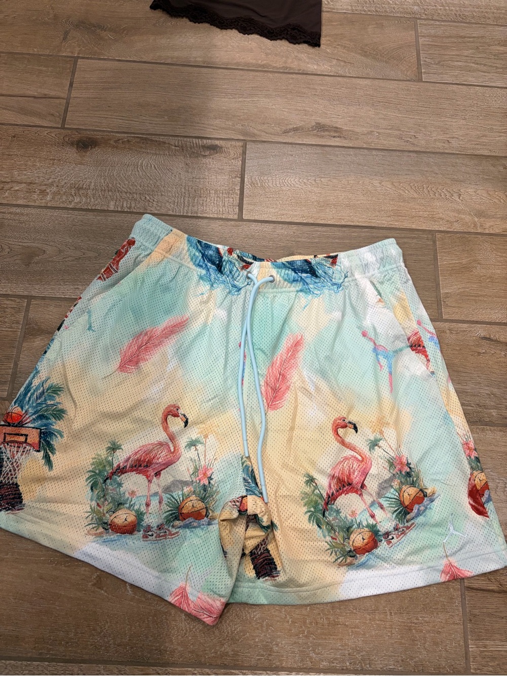 Jordan Basketball short large Nike Air Jordan Retro OG pink flamingo Large